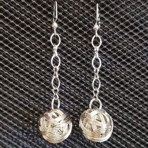 3/$20 | Silver ball earrings